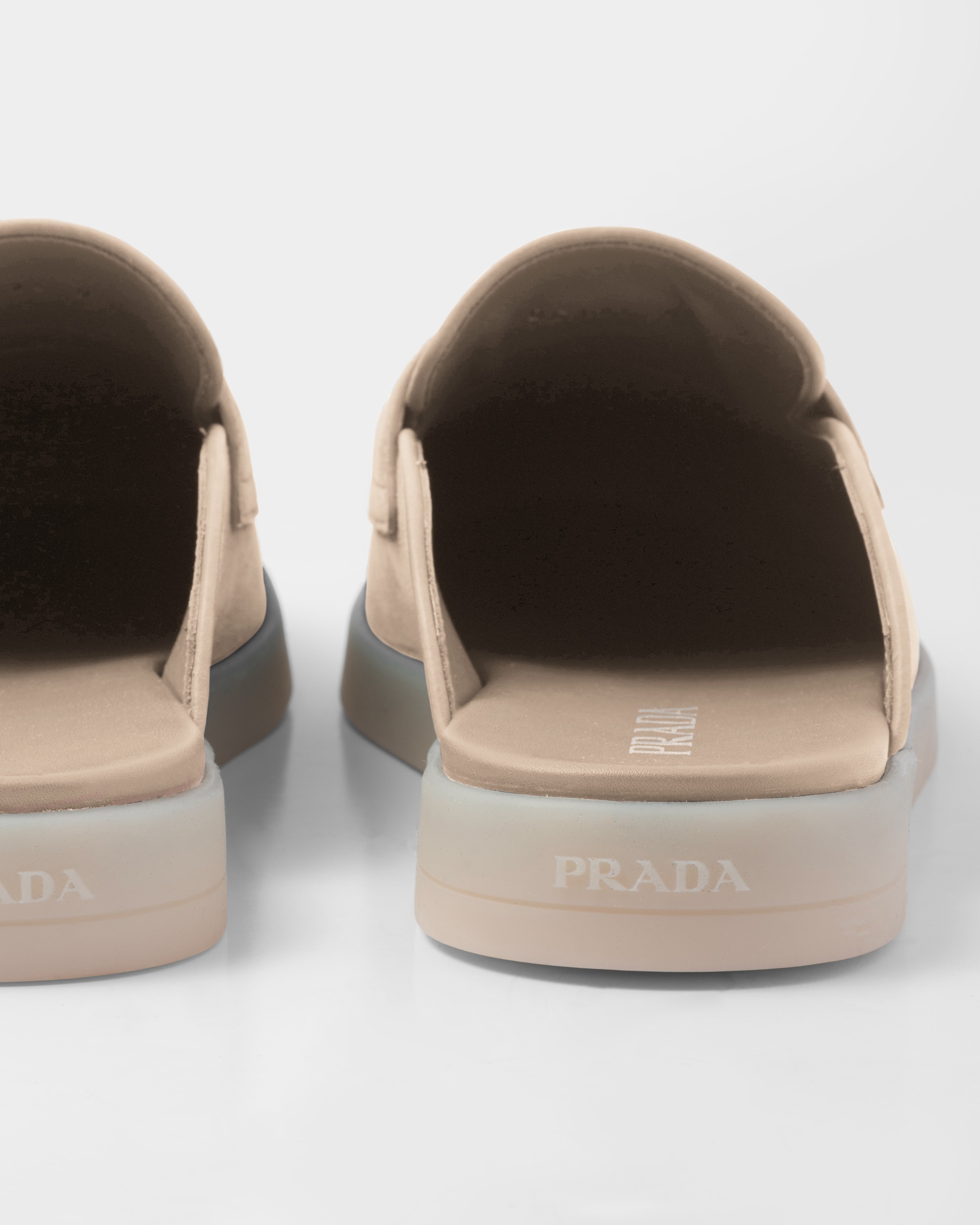 Prada Suede sabots | prada | REVERSIBLE