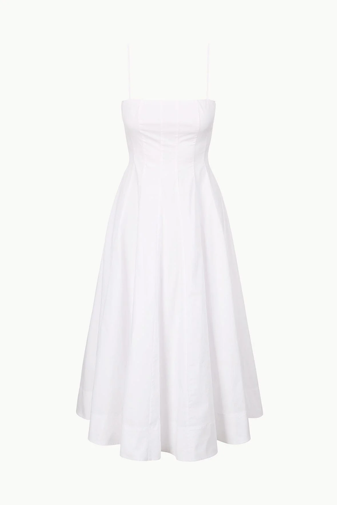 STAUD WYLIE DRESS WHITE 1 - 1