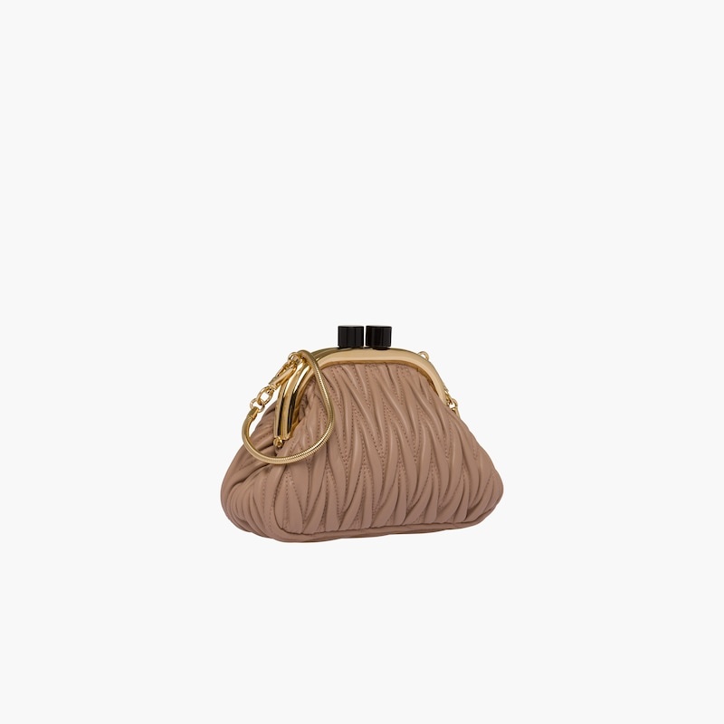 Miu Belle nappa leather mini-bag - 5