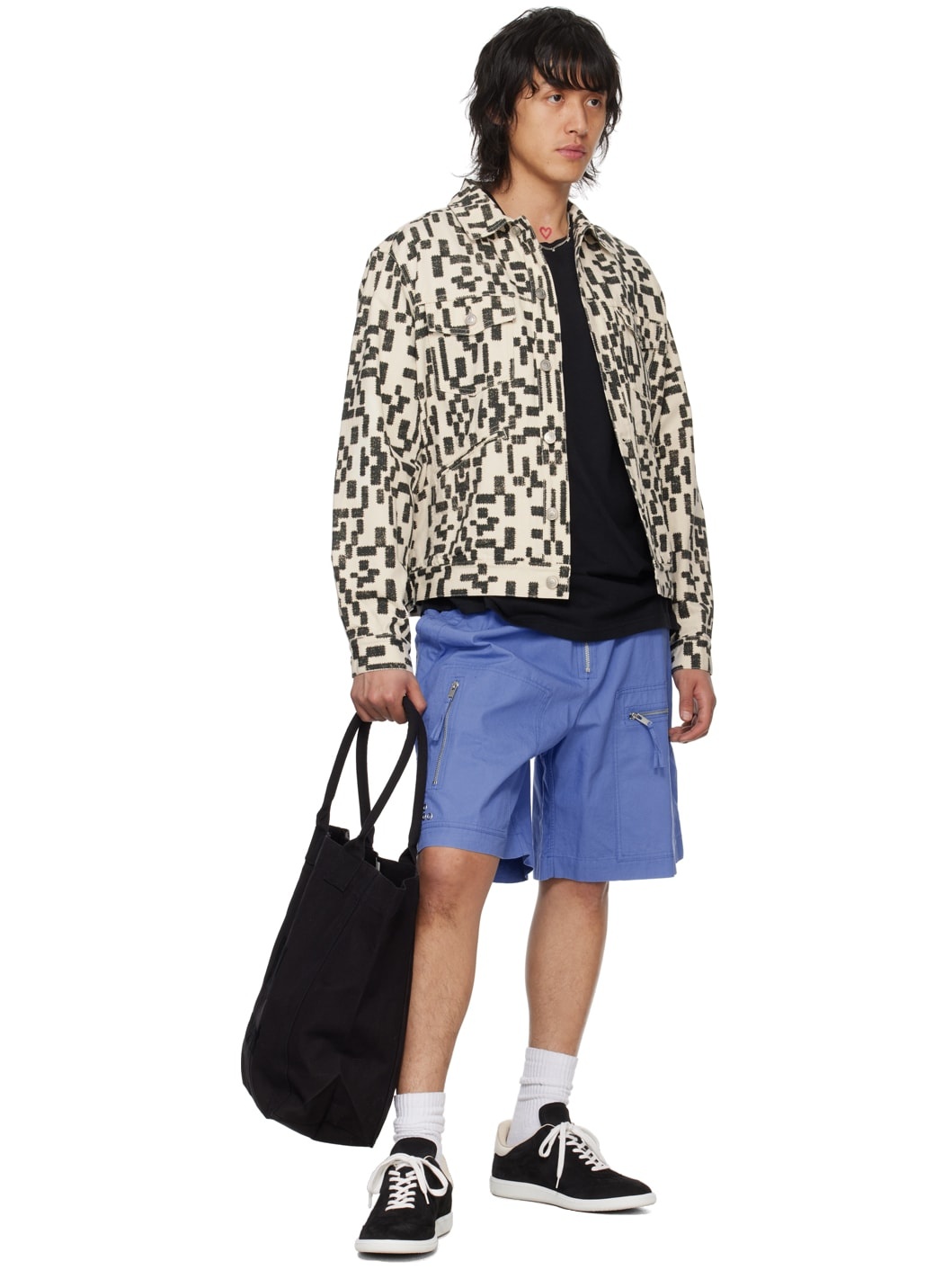 Blue Nahlan Shorts - 4