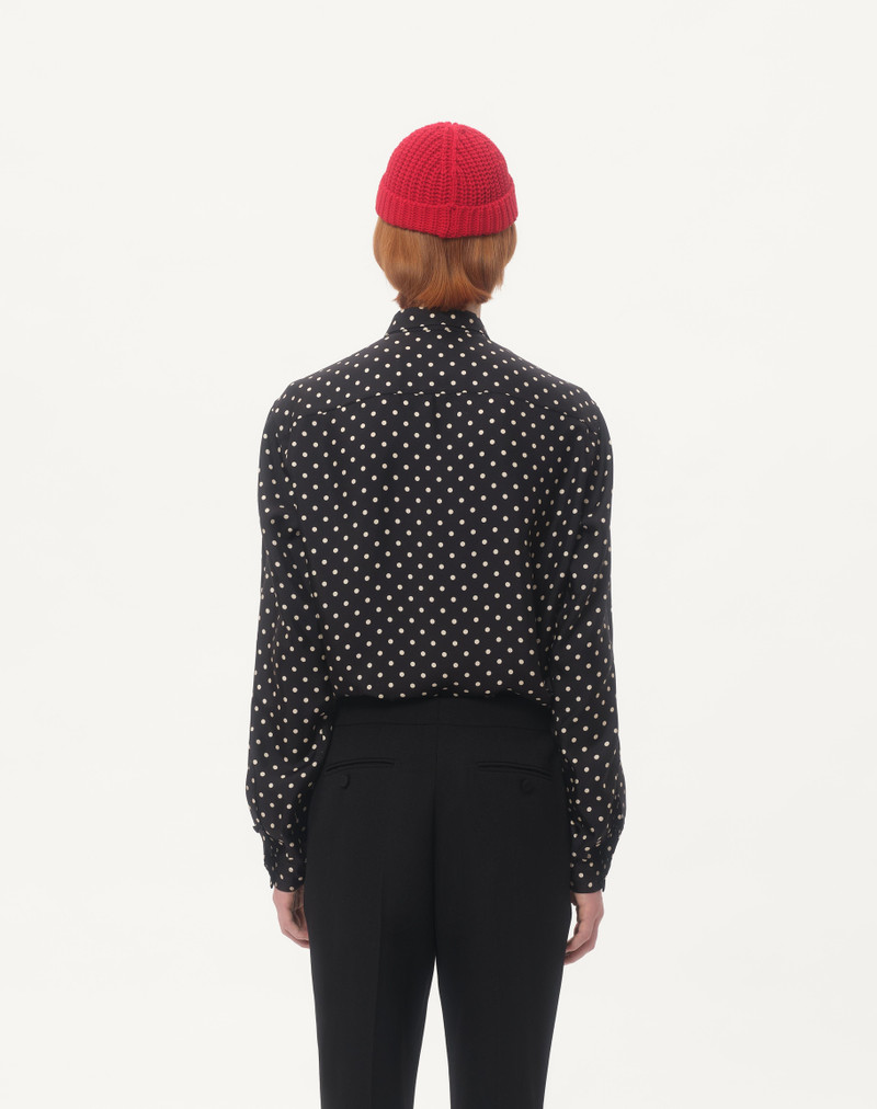 SILK TWILL SHIRT WITH PLUSDEPOIS PRINT 8