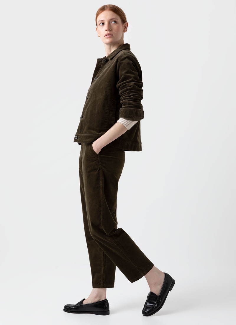 Sunspel Corduroy Boxy Jacket outlook