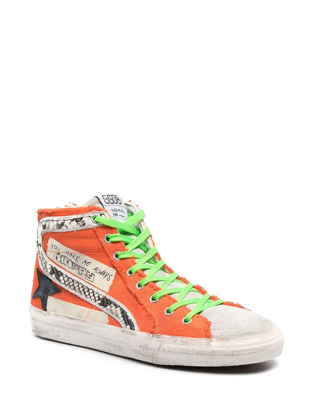 Slide high-top sneakers - 2