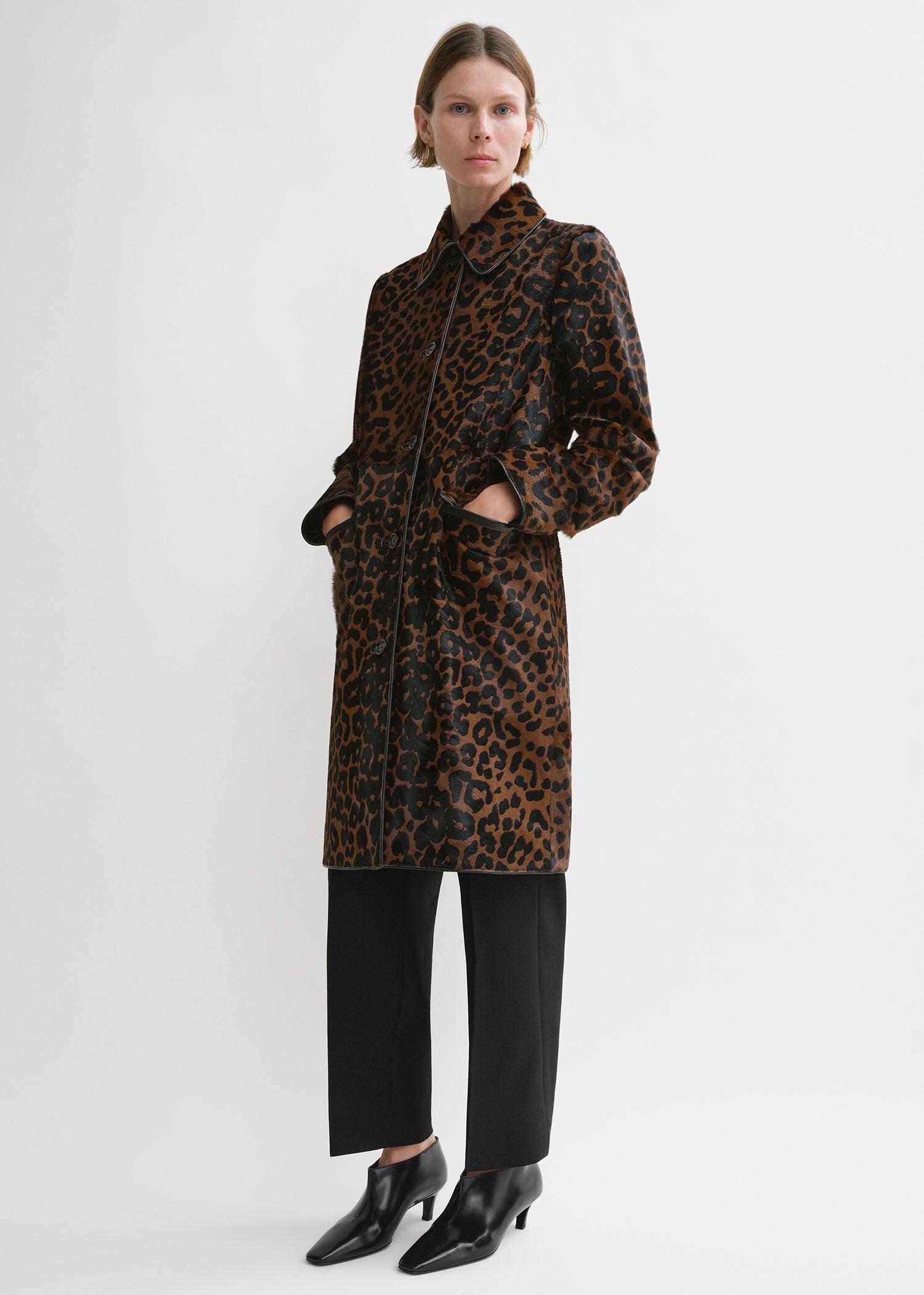 Pony hair coat leopard - 3