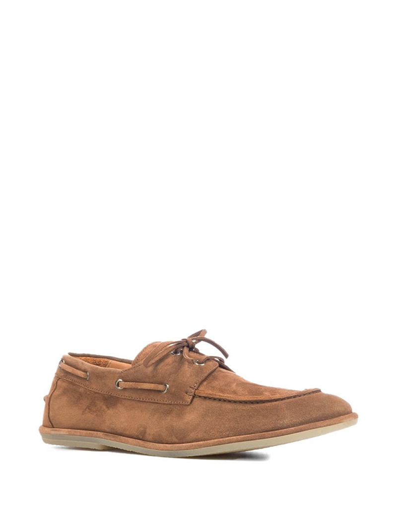 OFFICINE CREATIVE Love 001 suede boat shoes outlook