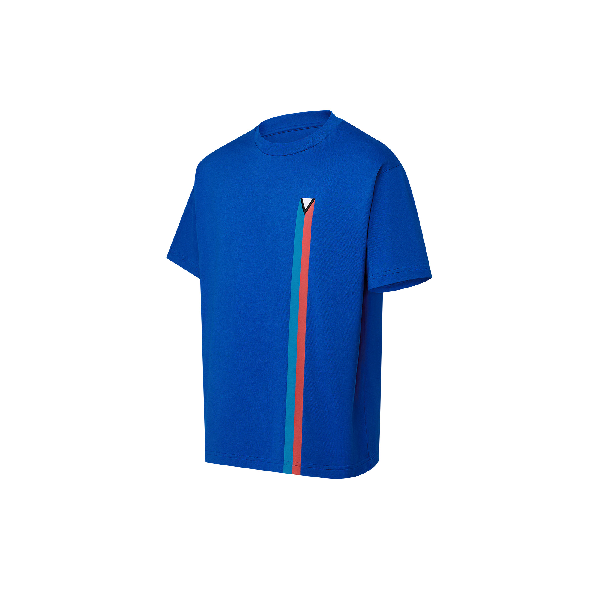 Short-Sleeved Embroidered Cotton T-Shirt - 2