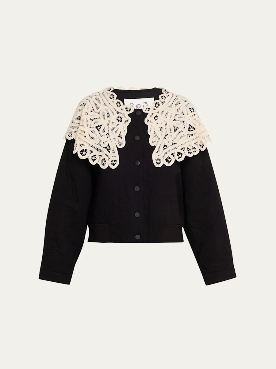 Adelina Battenberg Lace Jacket - 1