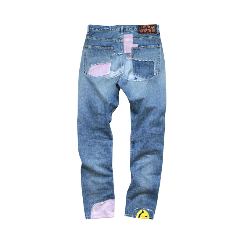 Kapital Kapital Gypsy Patch Remake Okabilly 14oz 5 Pocket Denim 'Indigo' outlook