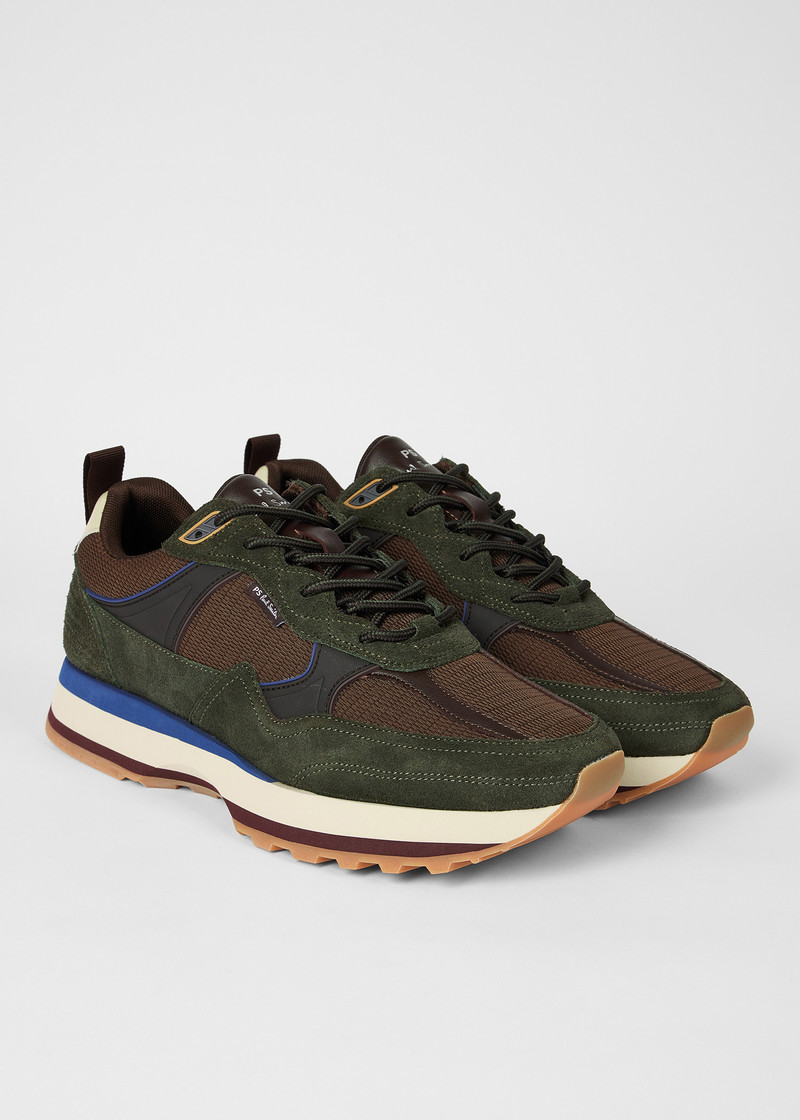 Khaki 'Banks' Trainers 4