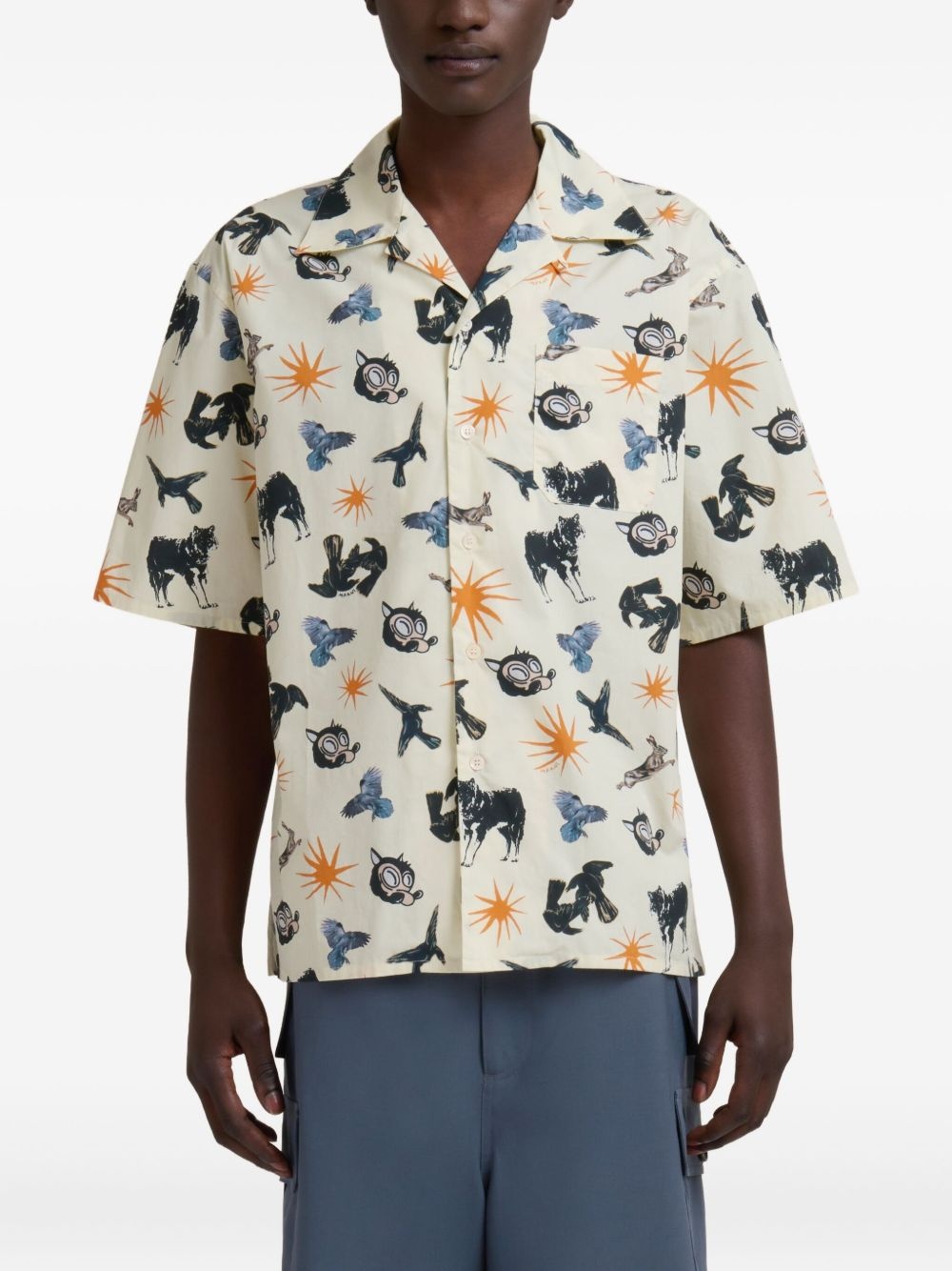 graphic print short-sleeve shirt - 2