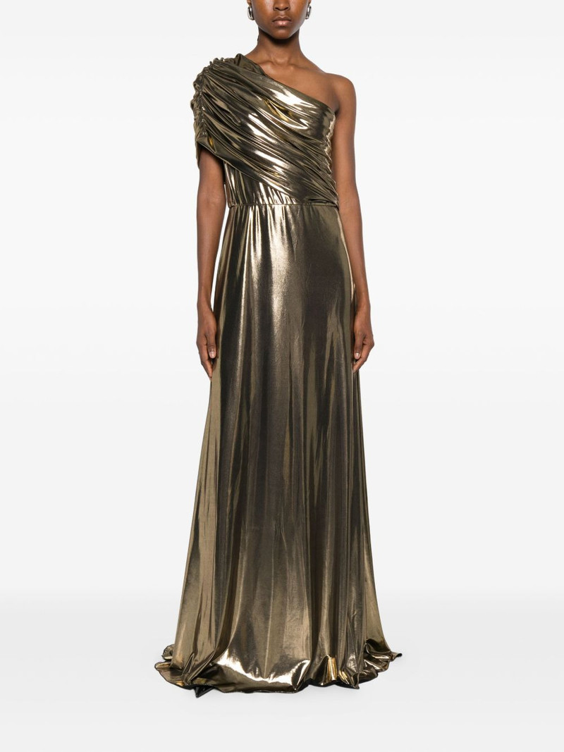 GIAMBATTISTA VALLI one-shoulder ruched dress outlook