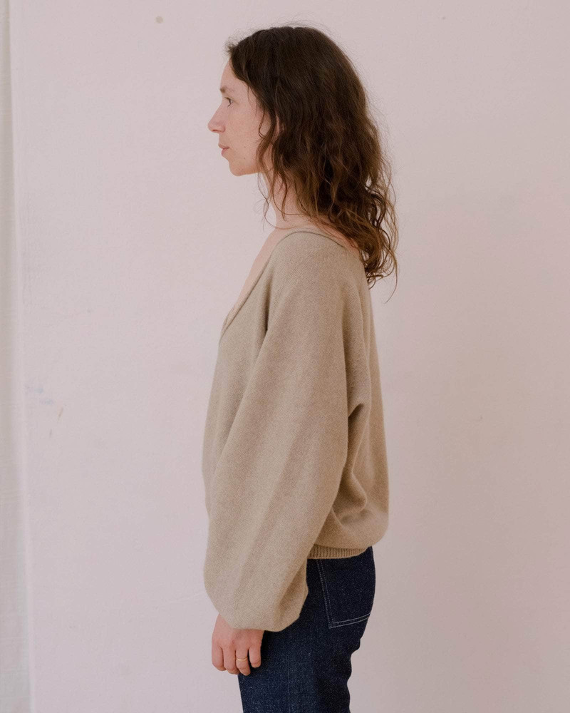 Soar V Neck - Recycled Cashmere 3