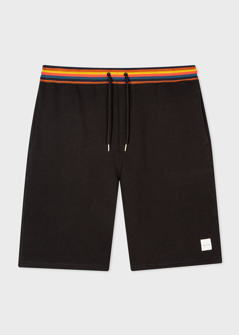 Jersey Lounge Shorts With 'Artist Stripe' Waistband 1