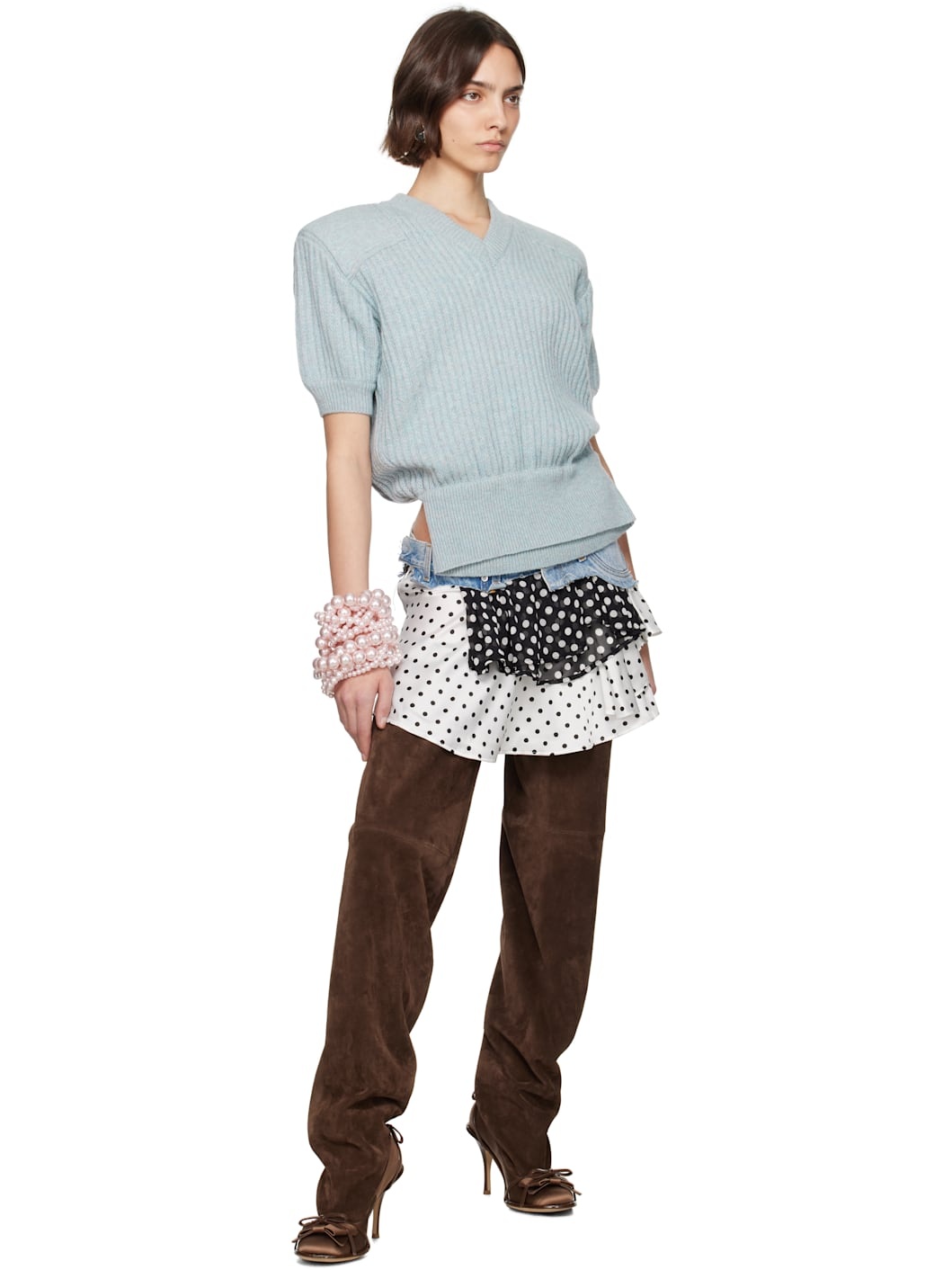 Blue Display Army Sweater - 4