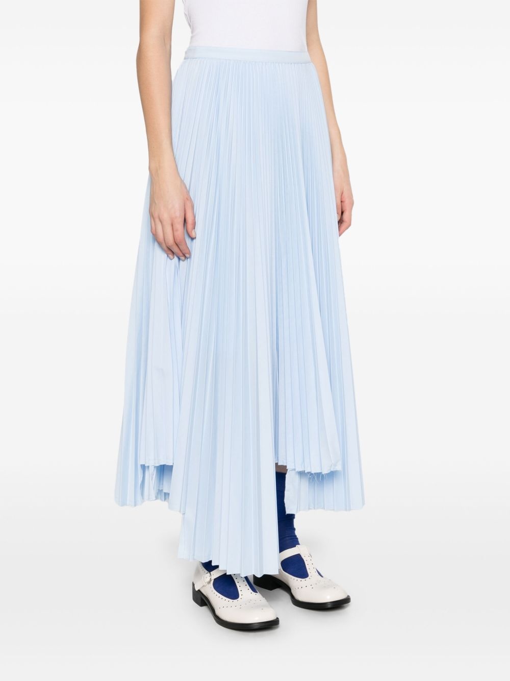 pleated maxi skirt - 3
