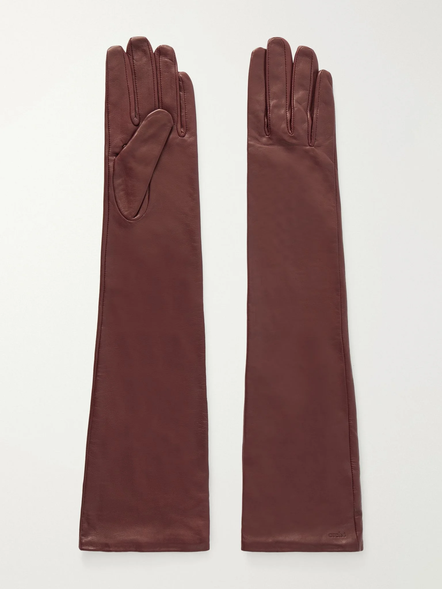 The Tour leather gloves Brown - 1