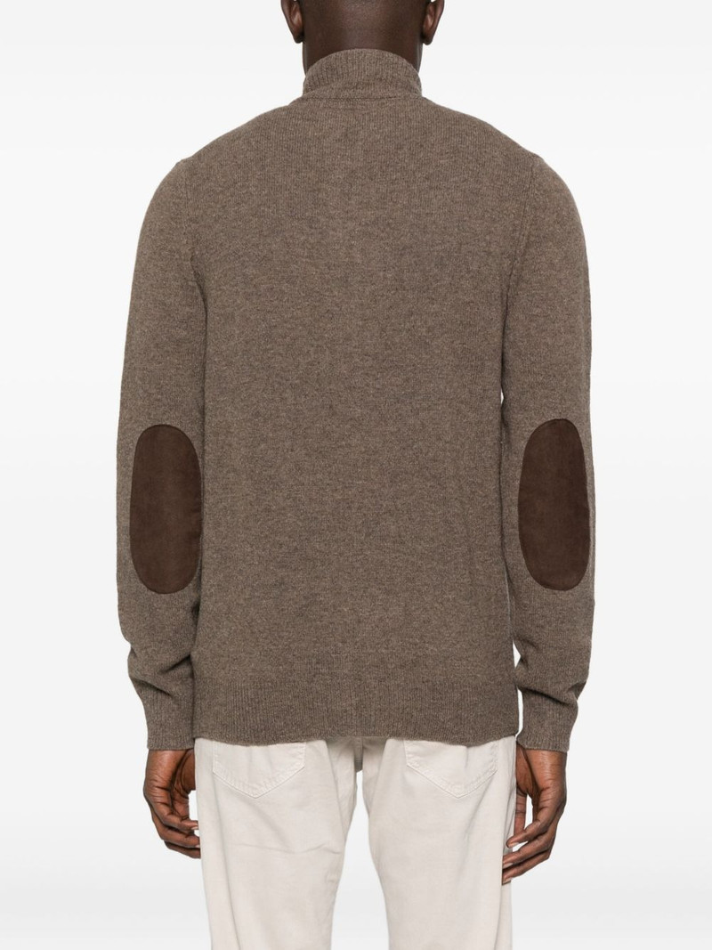 high-neck wool cardigan 4