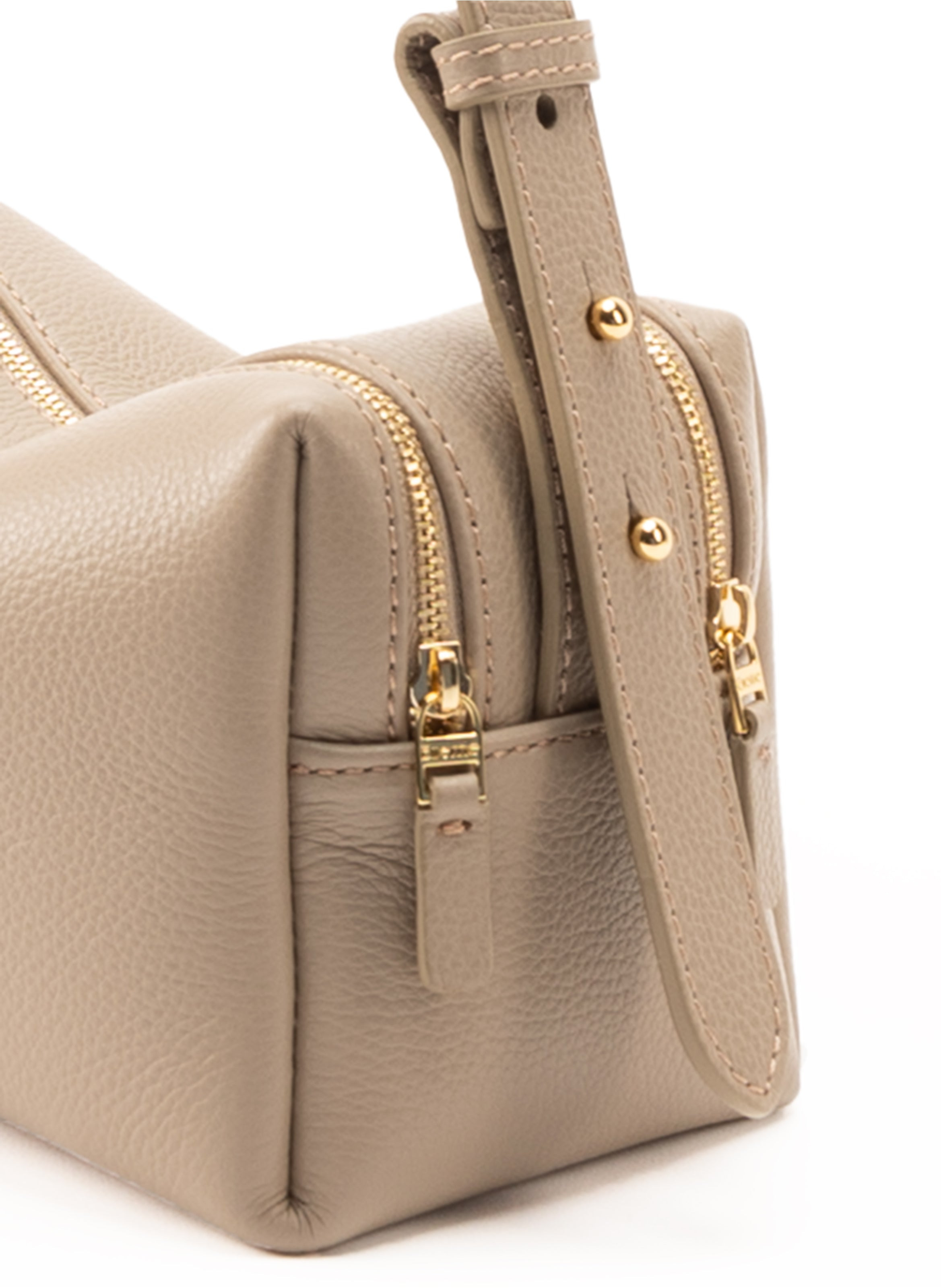 Trousse Leather Taupe - 3