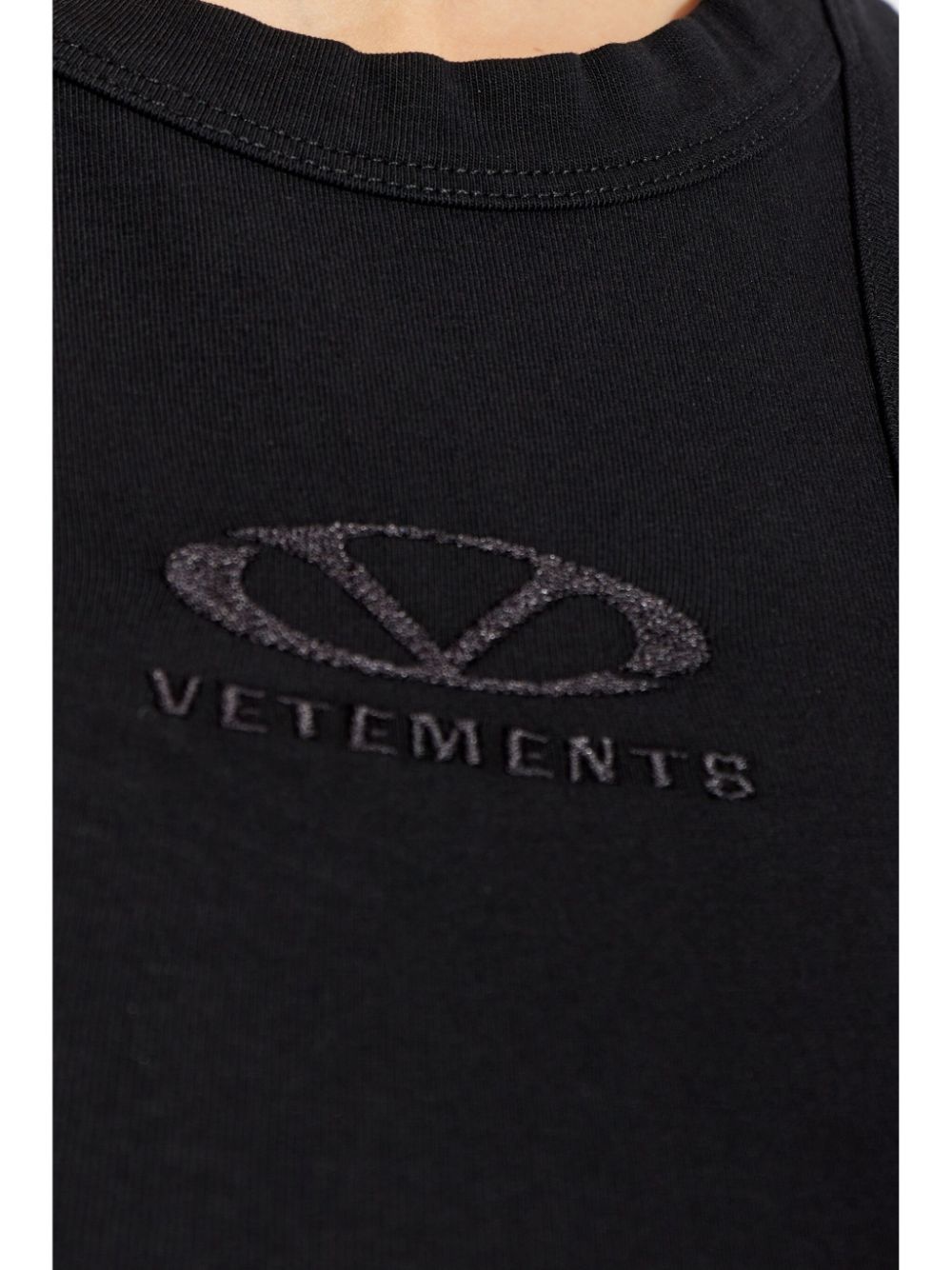 logo-embellished dress - 5