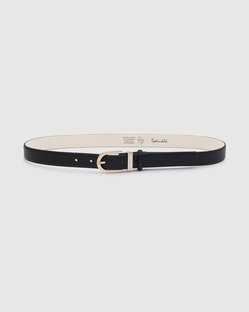 Splendid Skinny Leather Belt outlook