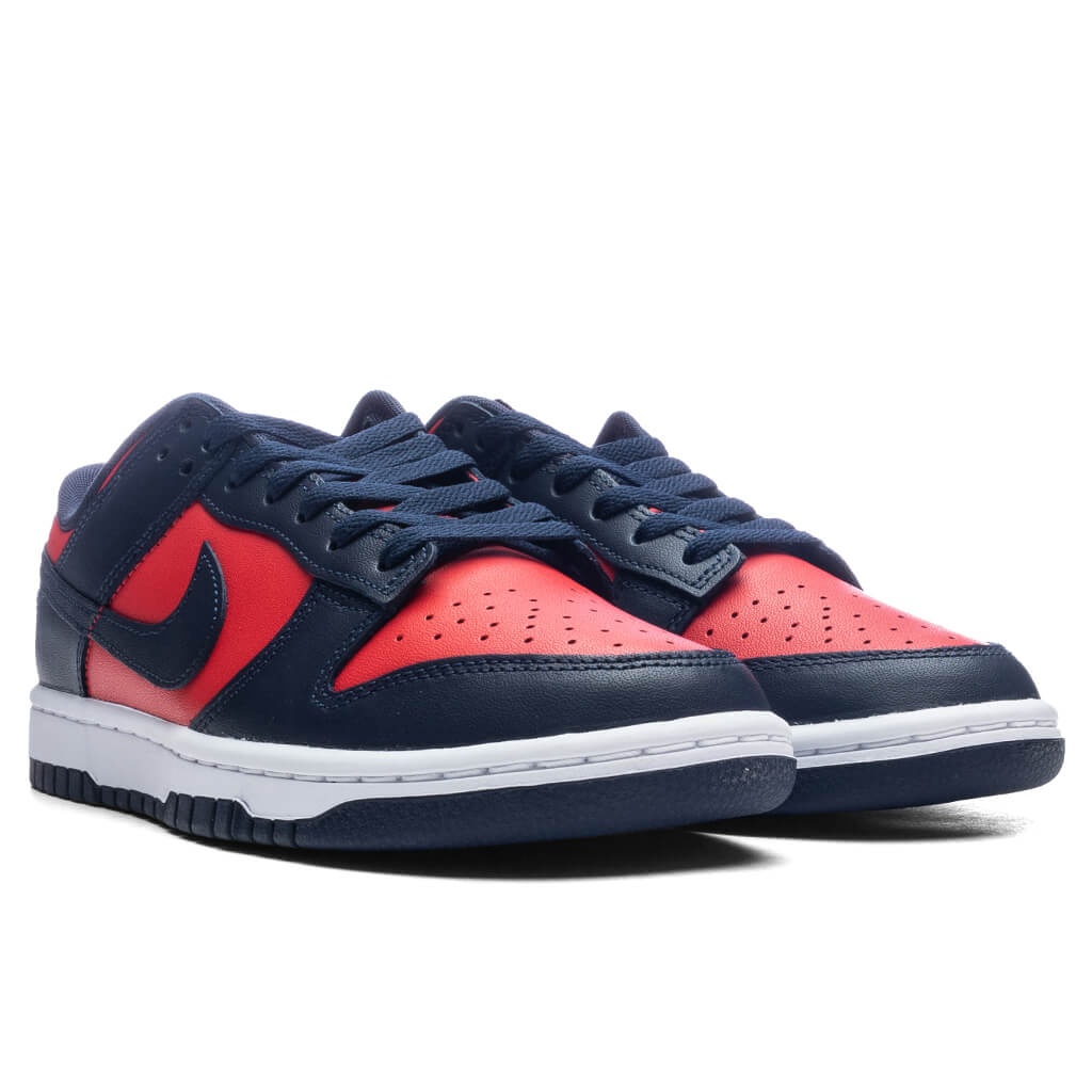 DUNK LOW RETRO - UNIVERSITY RED/OBSIDIAN/WHITE - 2