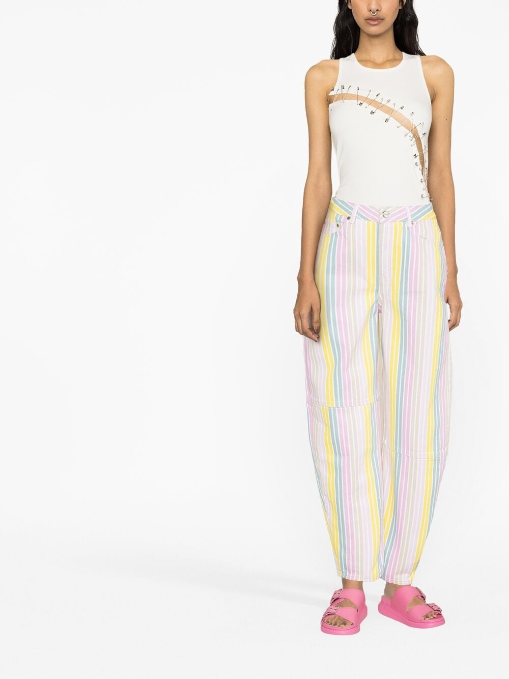 Stary striped tapered jeans - 2