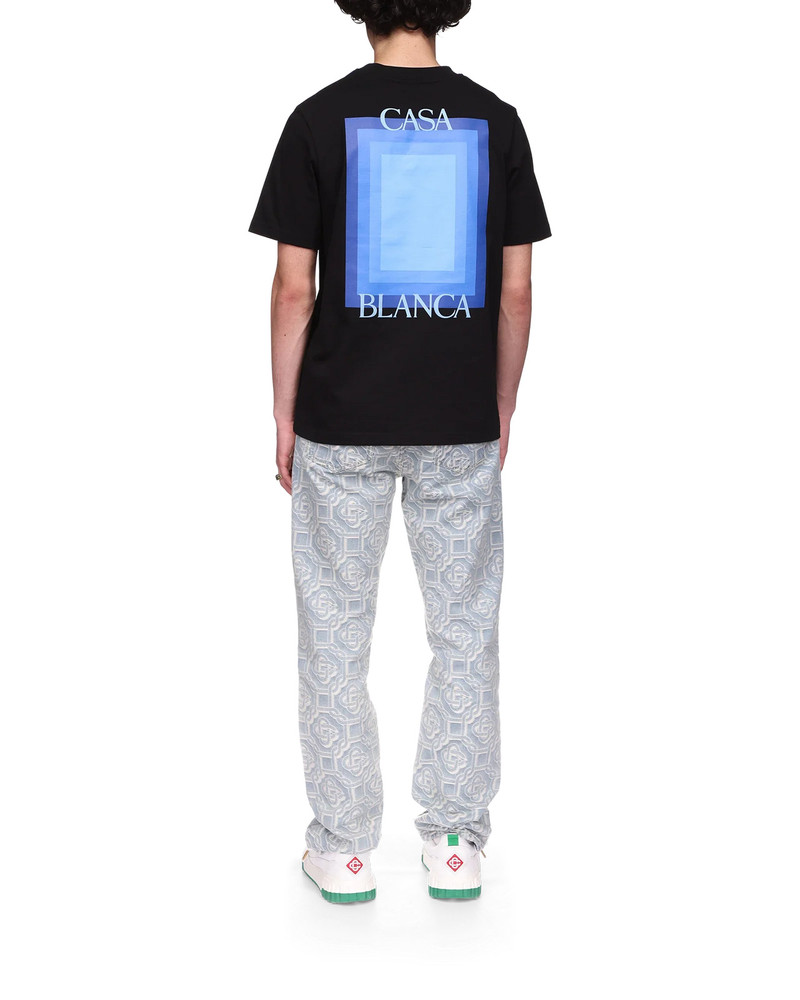 CASABLANCA Gradient Stacked Logo T-Shirt | Casablanca Paris outlook