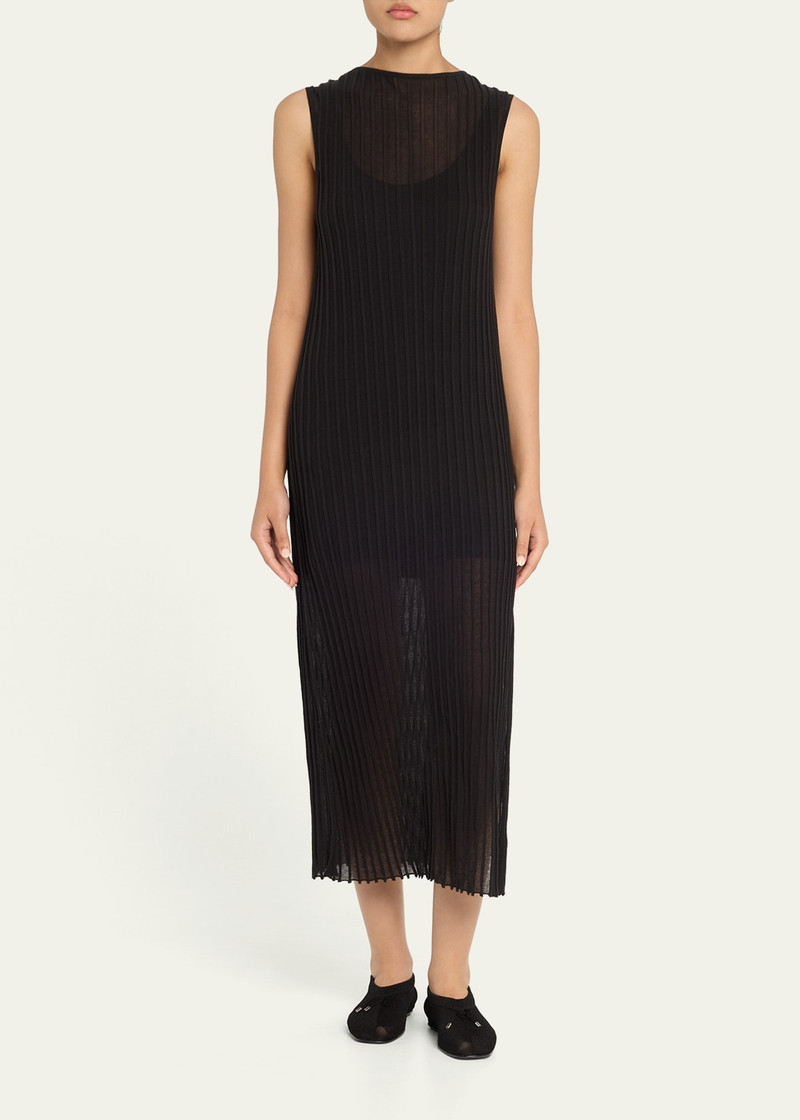 Loulou de Saison Ada Sleeveless Rib Knit Maxi Dress outlook