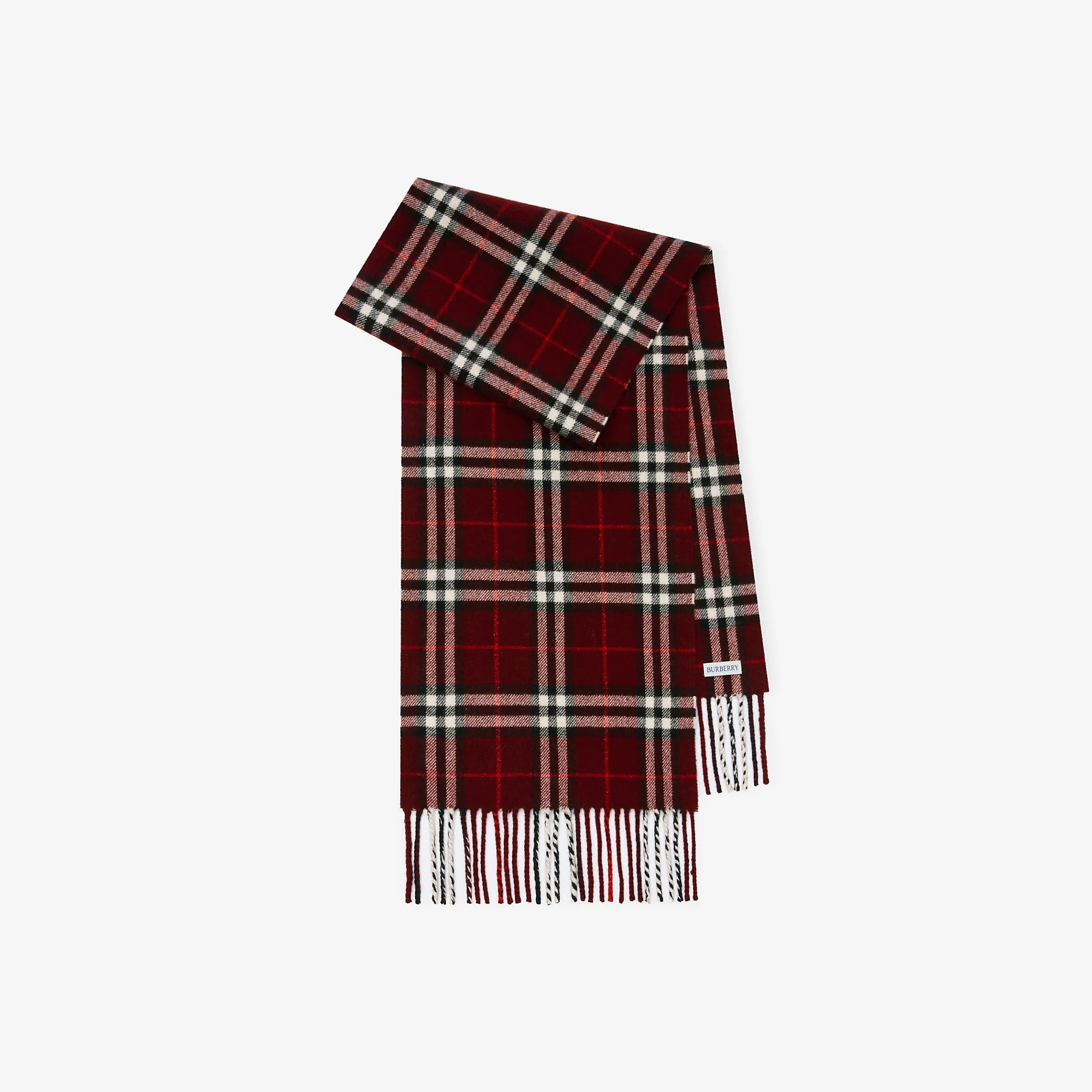 Sparkle Check Cashmere Scarf - 1