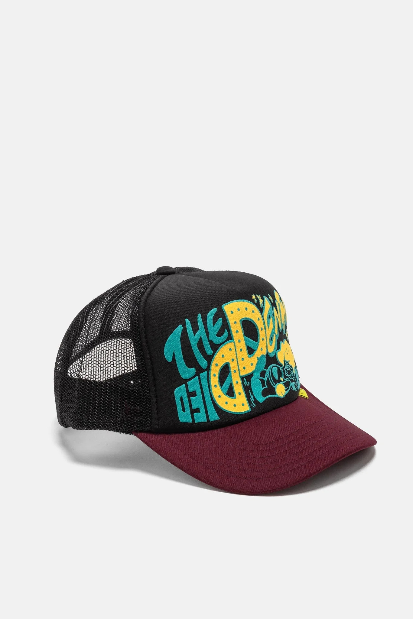 TH.D.D.Track Cap BLKxBurgundy - 1