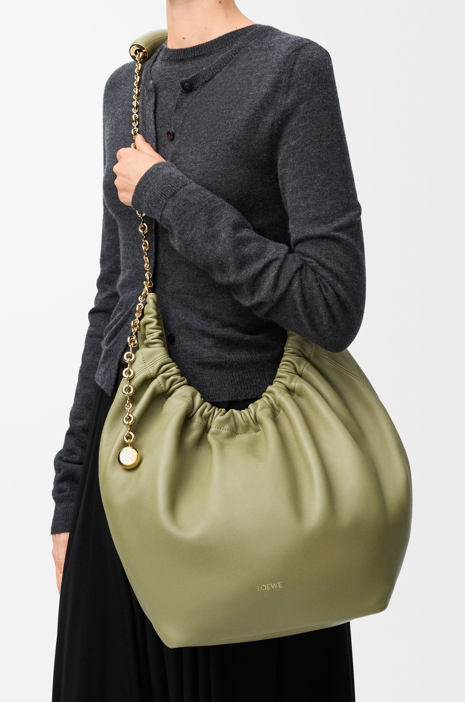 Medium Squeeze bag in mellow nappa lambskin - 2