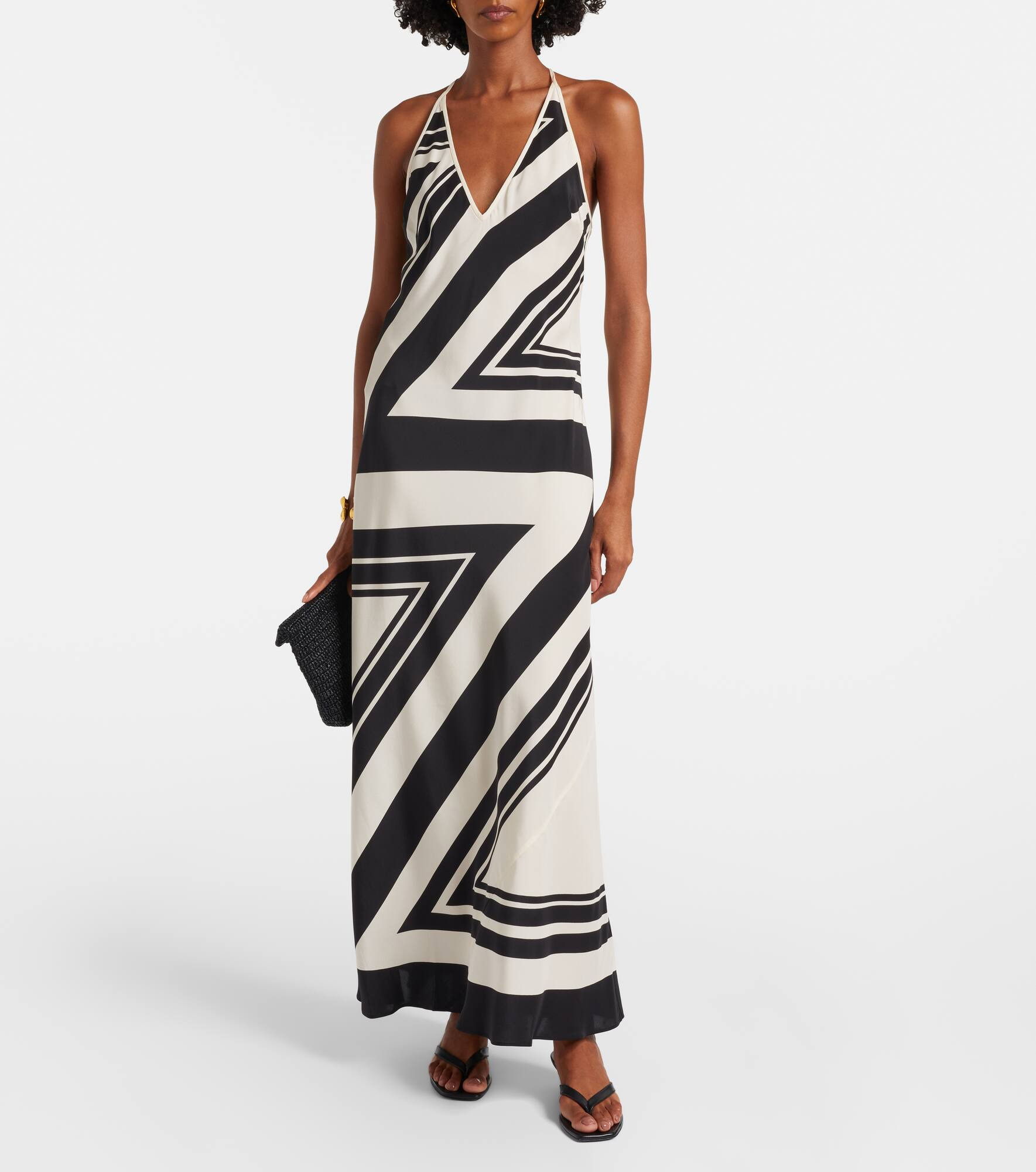 Pietra printed silk crêpe maxi dress - 2