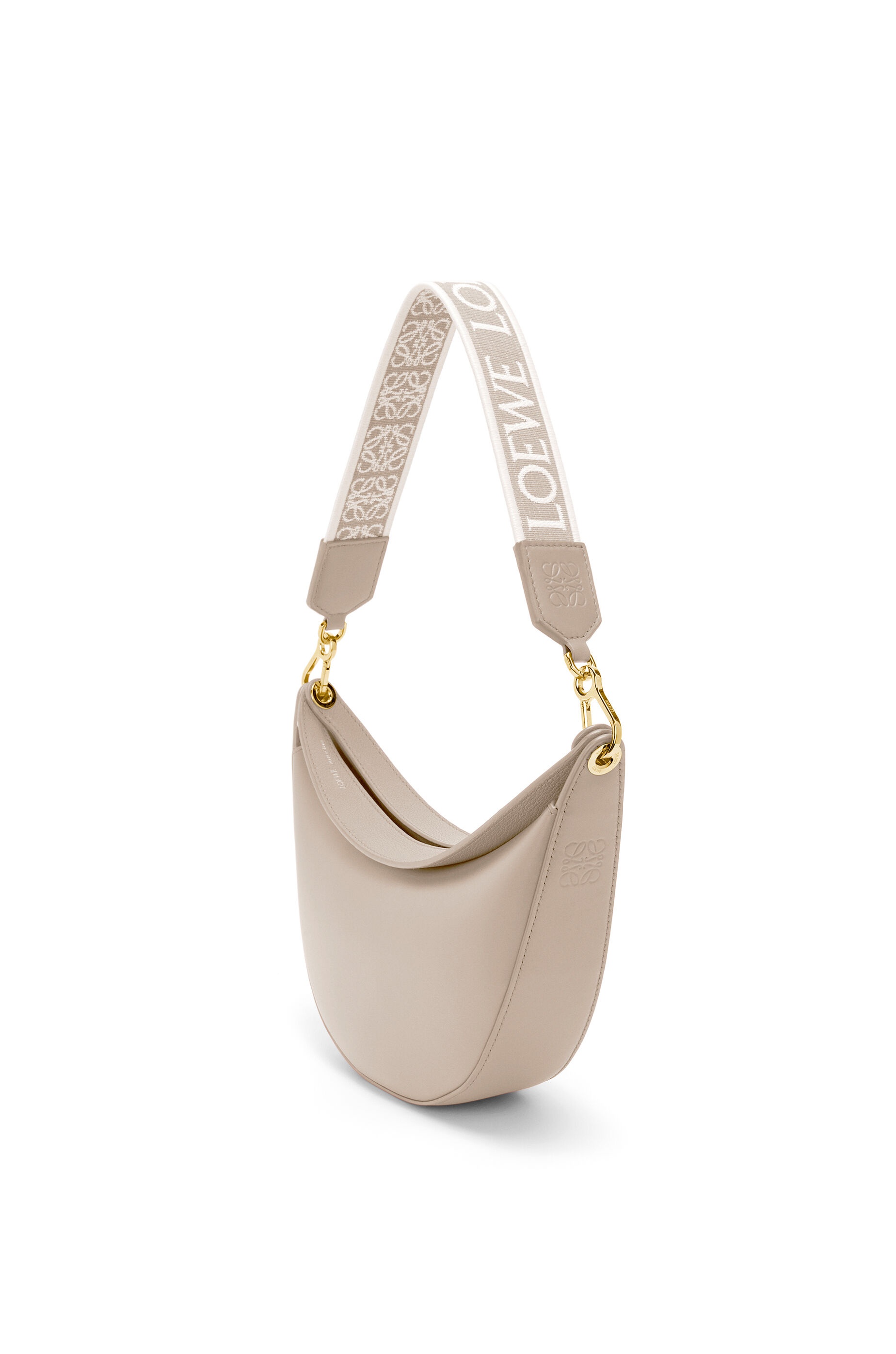 Small LOEWE Luna bag in satin calfskin and jacquard - 3