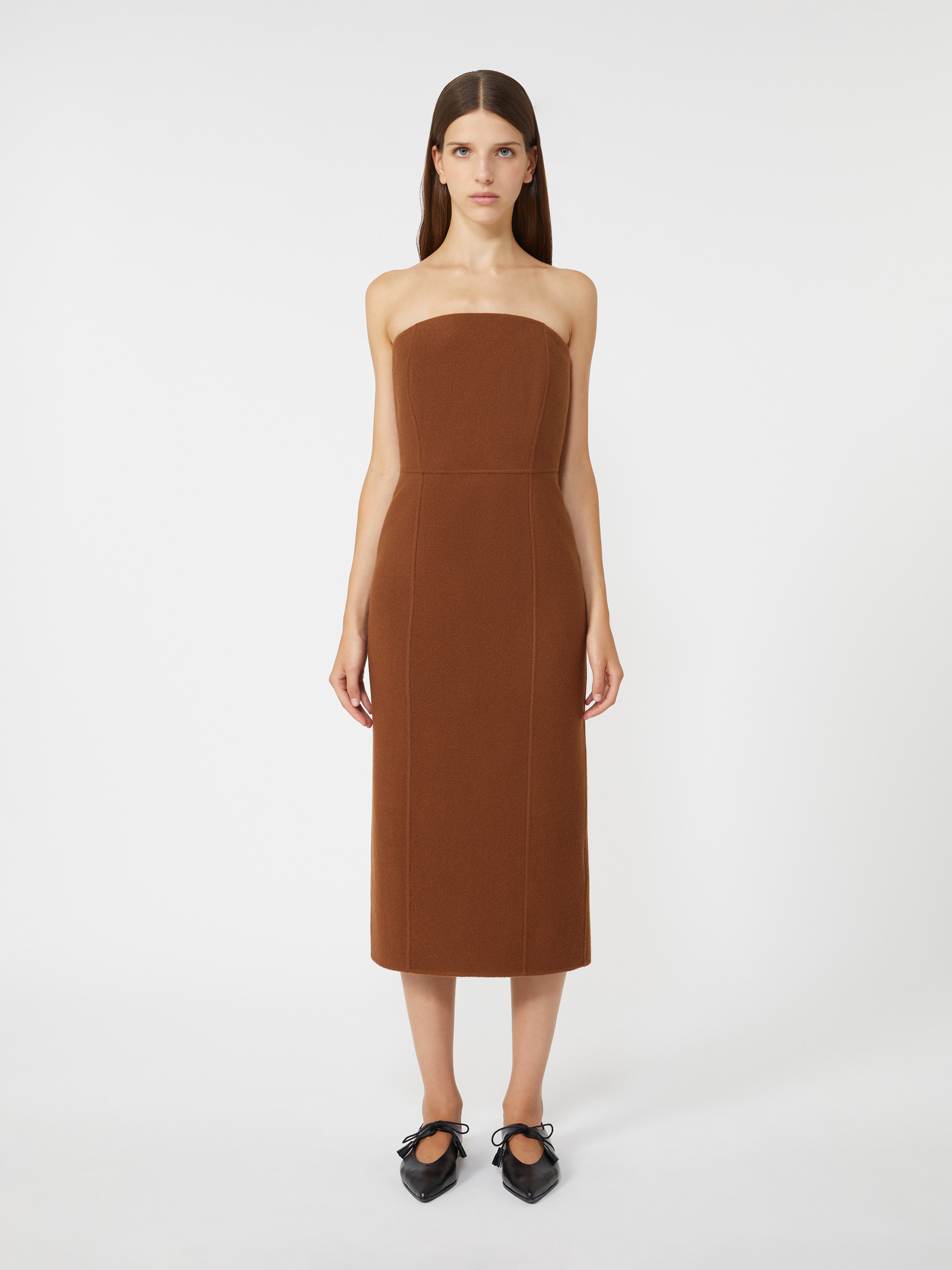 LIBBRA Wool and cashmere bustier dress - 3