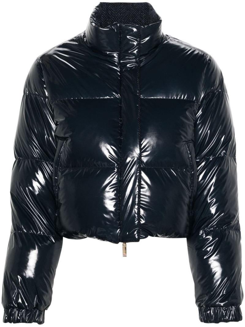 herringbone reversible down jacket 1