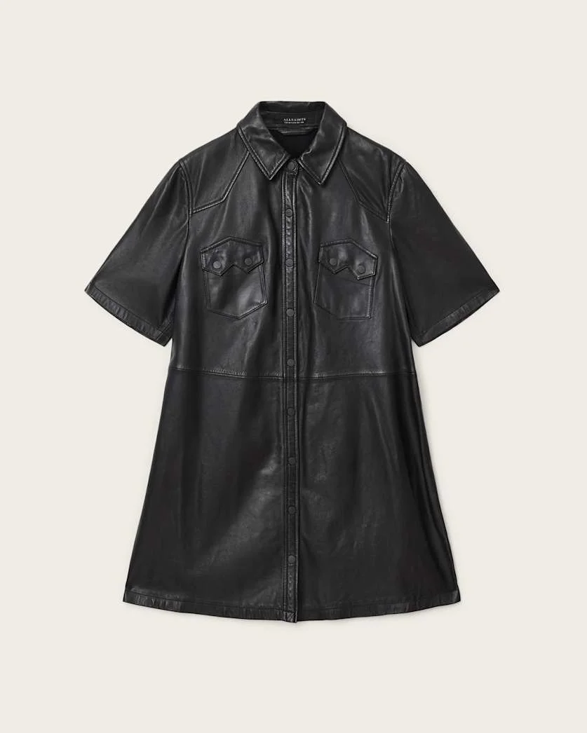 ROCK LEATHER DRESS - 1