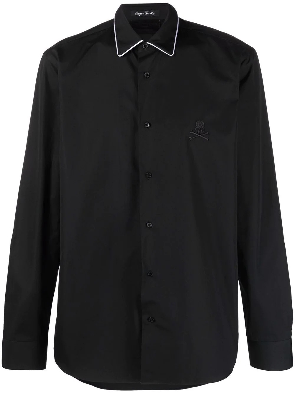 logo button-down shirt - 1