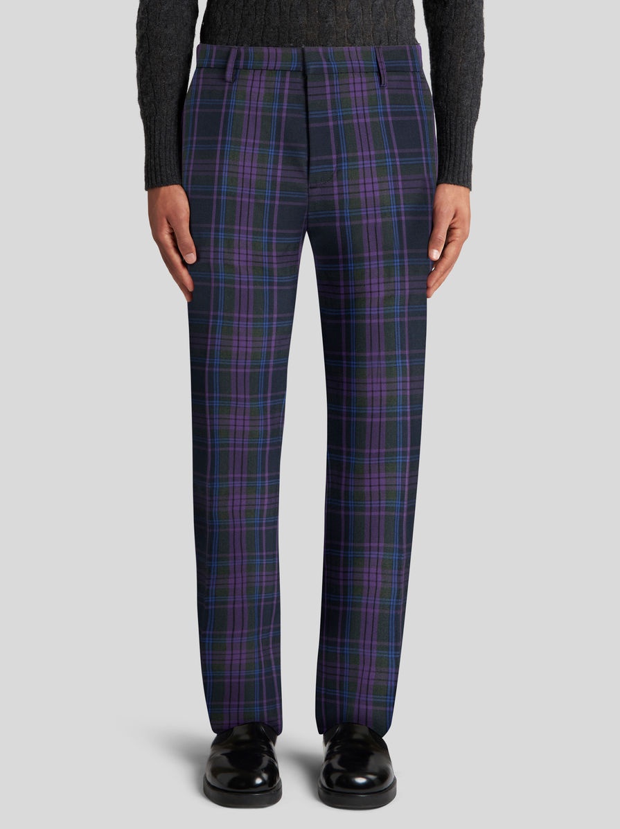 MAXI CHECK TROUSERS - 2