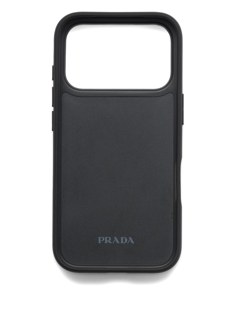 Prada leather iPhone 17 Pro case outlook