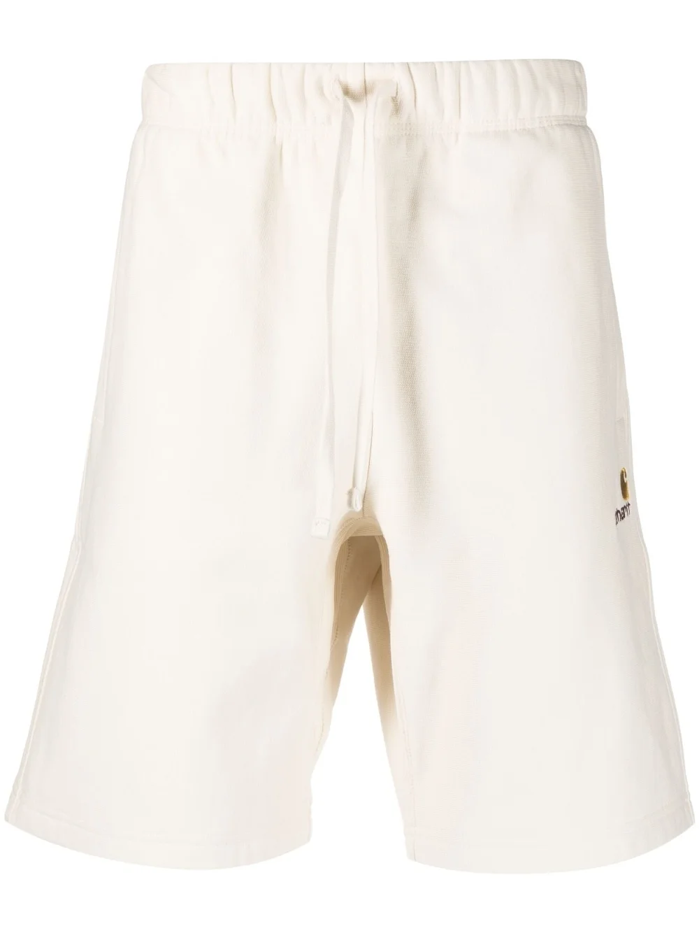 drawstring cotton-blend shorts - 1