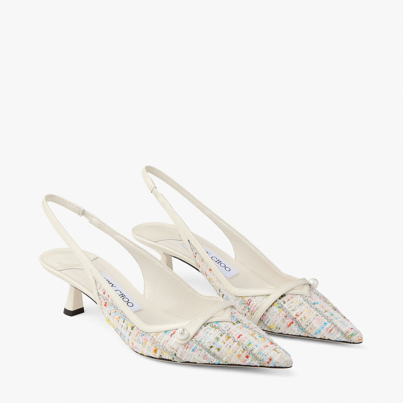 Amita 45 Yellow Buttermilk Patent Leather Pumps 3