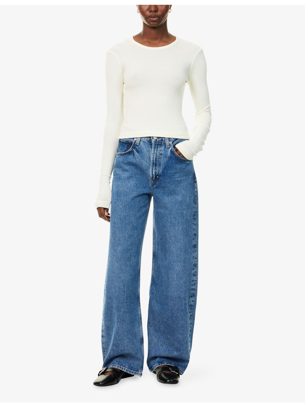 Low Curve Denim Jeans - 2