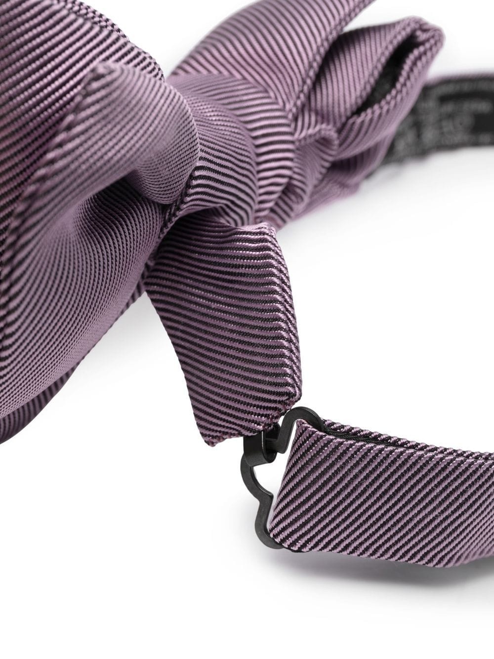 hook-fastening silk bow tie - 3