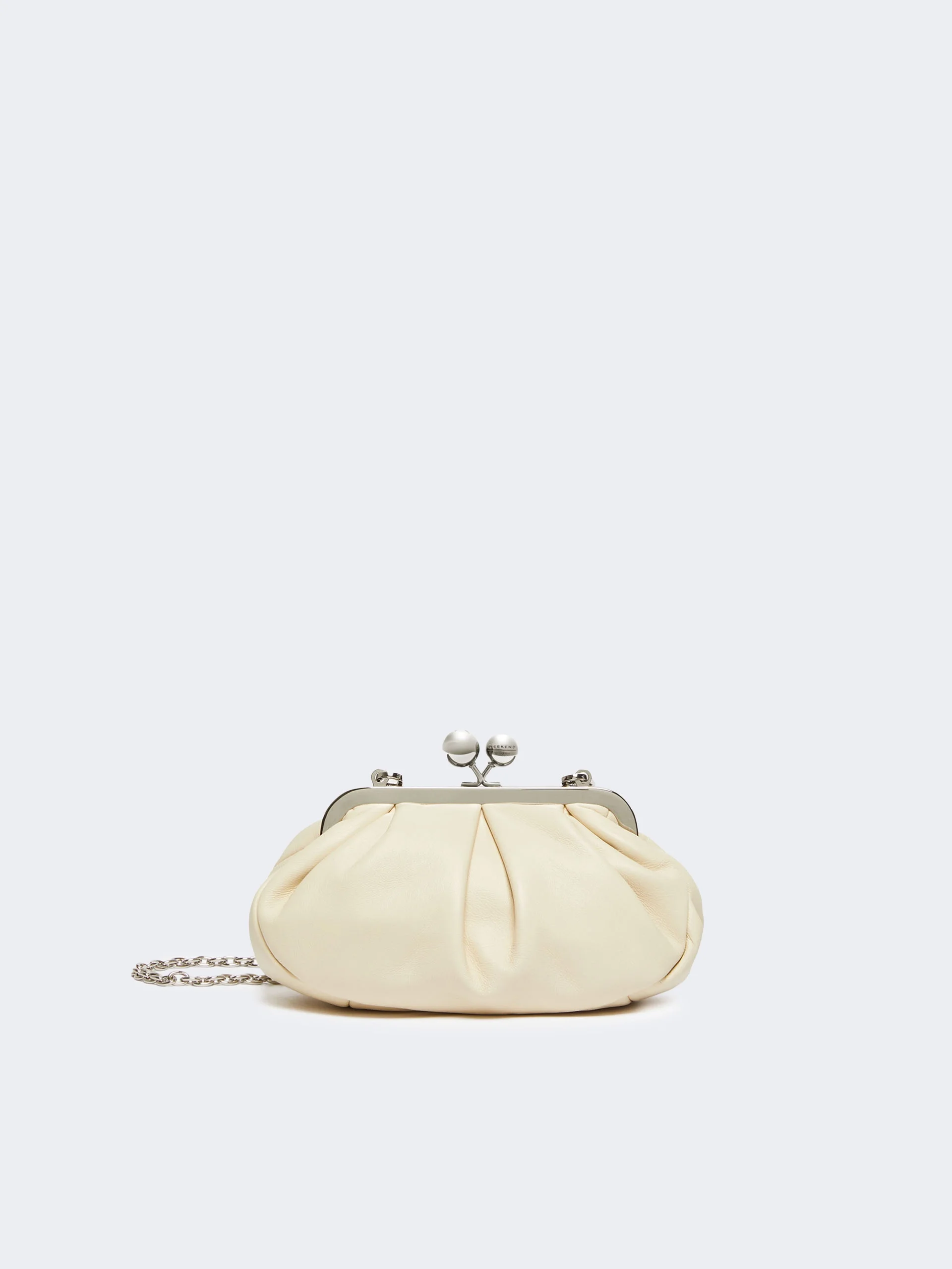 PRATI Small sheepskin Pasticcino Bag - IVORY - 1