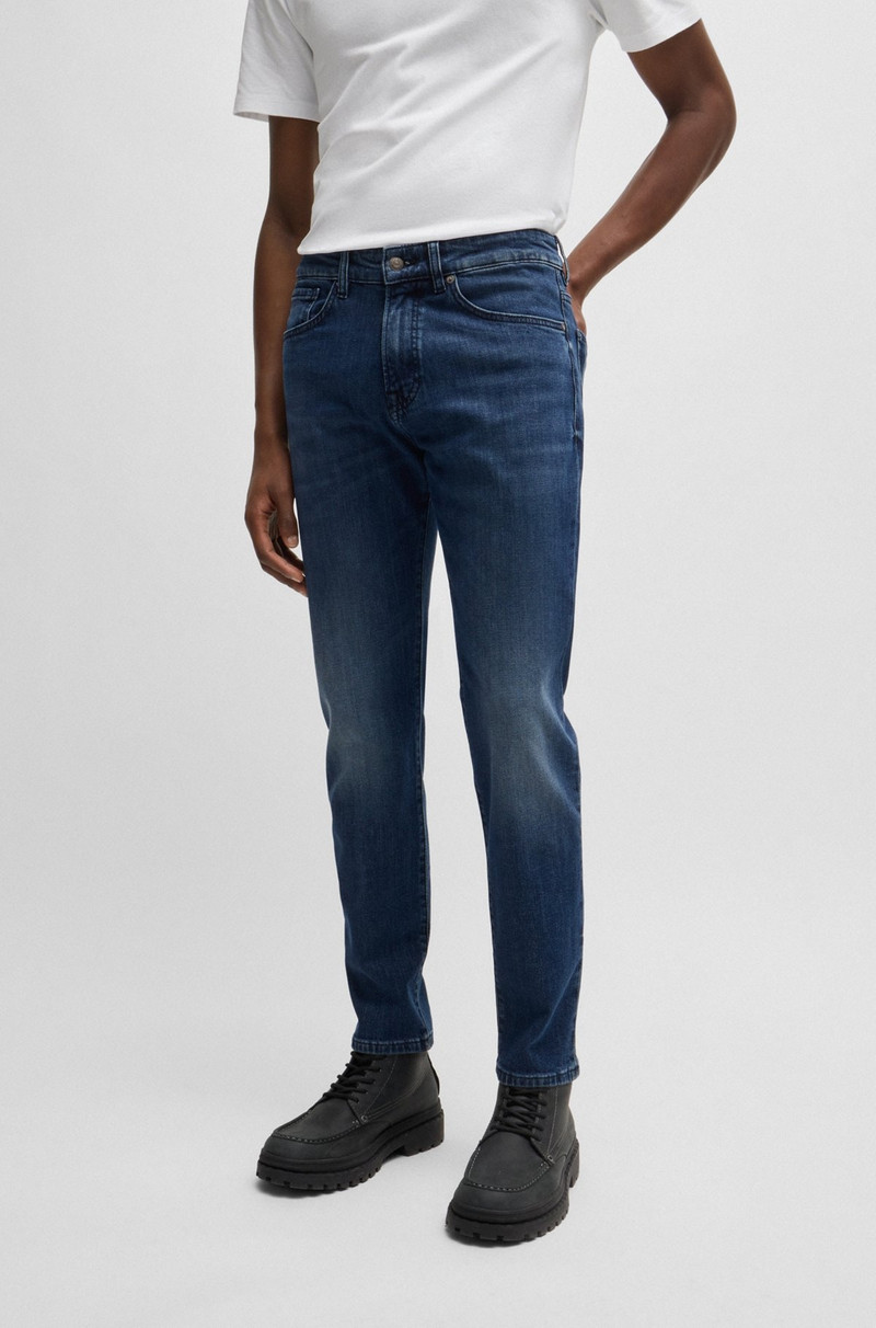 MAINE REGULAR-FIT JEANS IN BLUE STRETCH DENIM 2