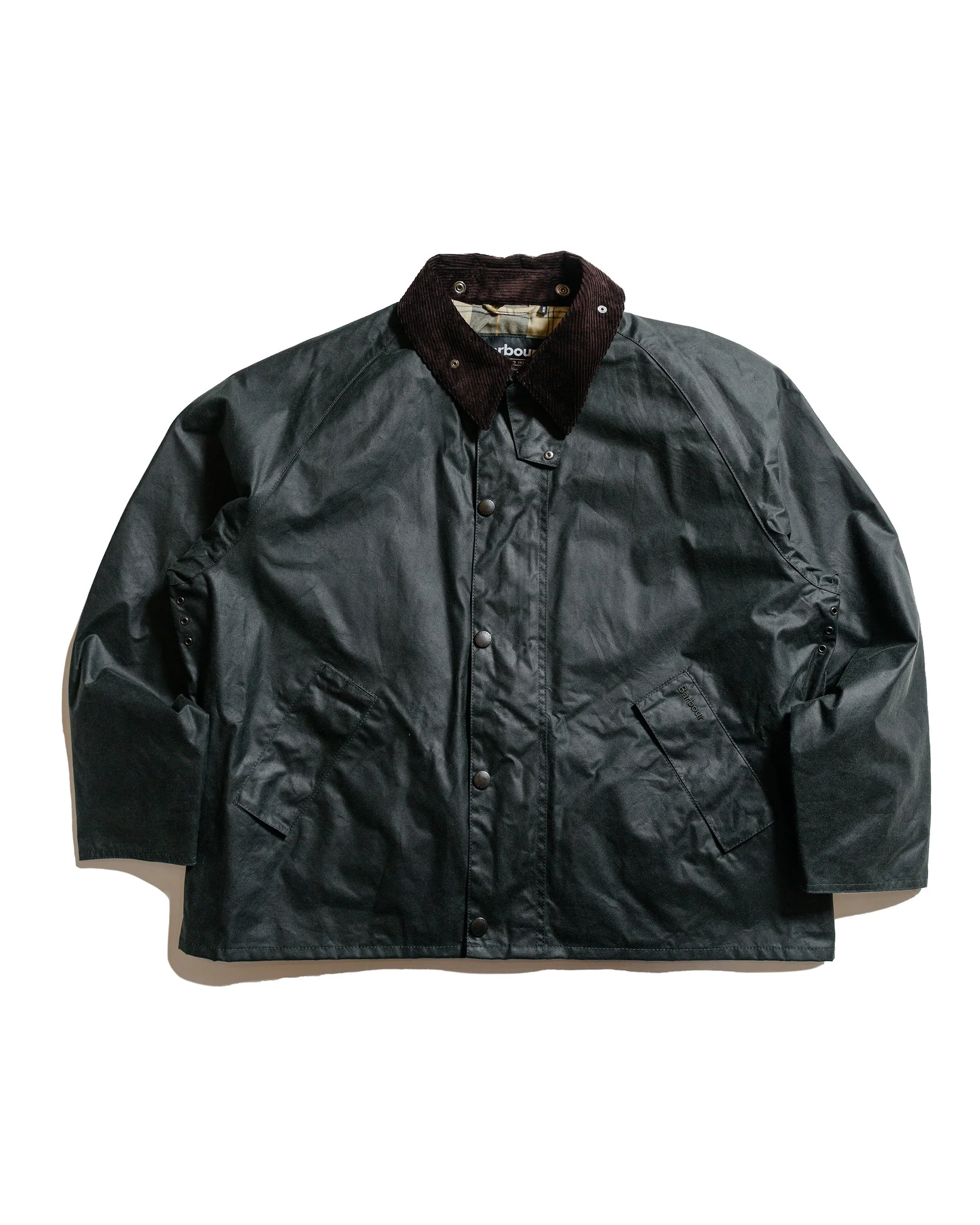Transport Wax Jacket Sage - 1
