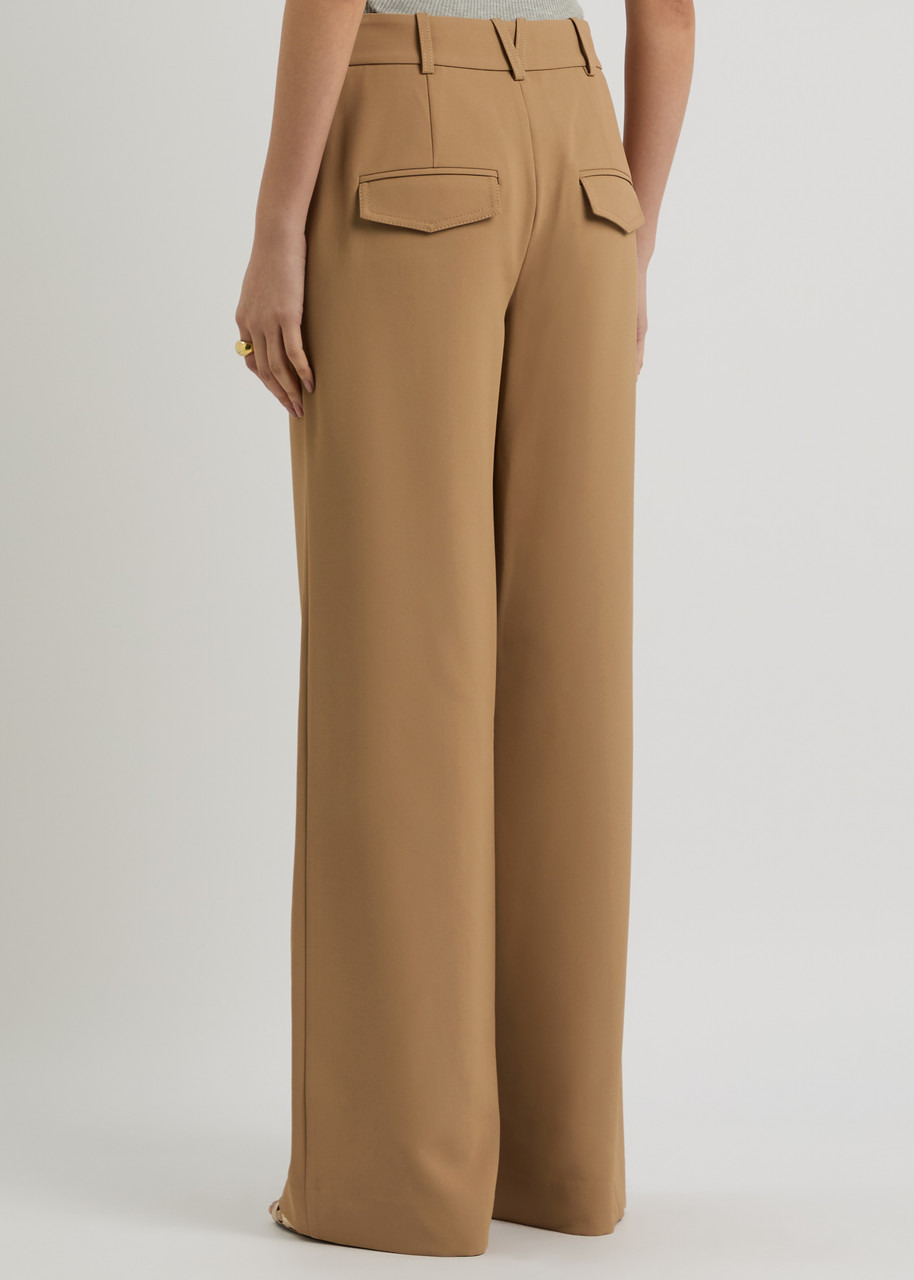 Veronica Beard Cole Straight-leg Twill Trousers - 3