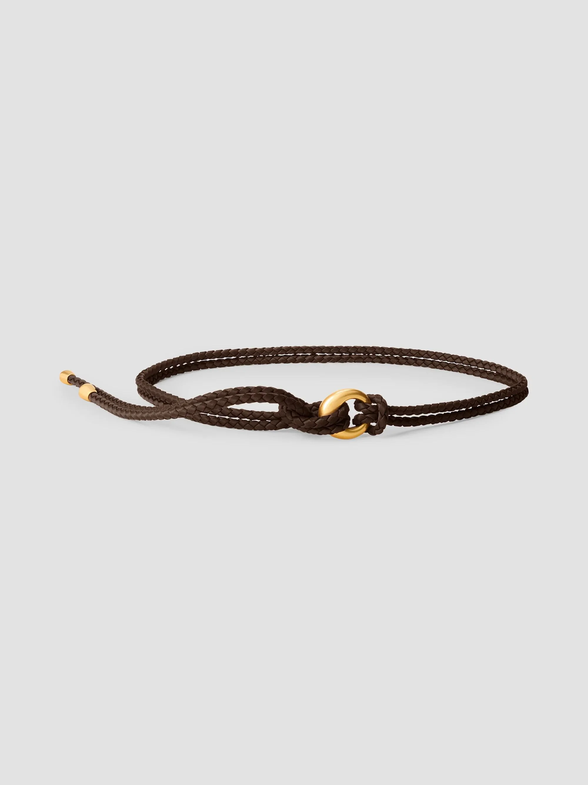 Women's Salta Woven Belt - Chocolate - 1