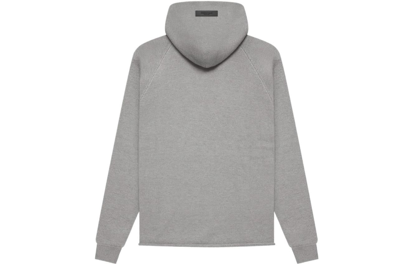 Fear of God Essentials SS22 Knit Hoodie Dark 1977 Oatmeal FOG-SS22-293 - 3