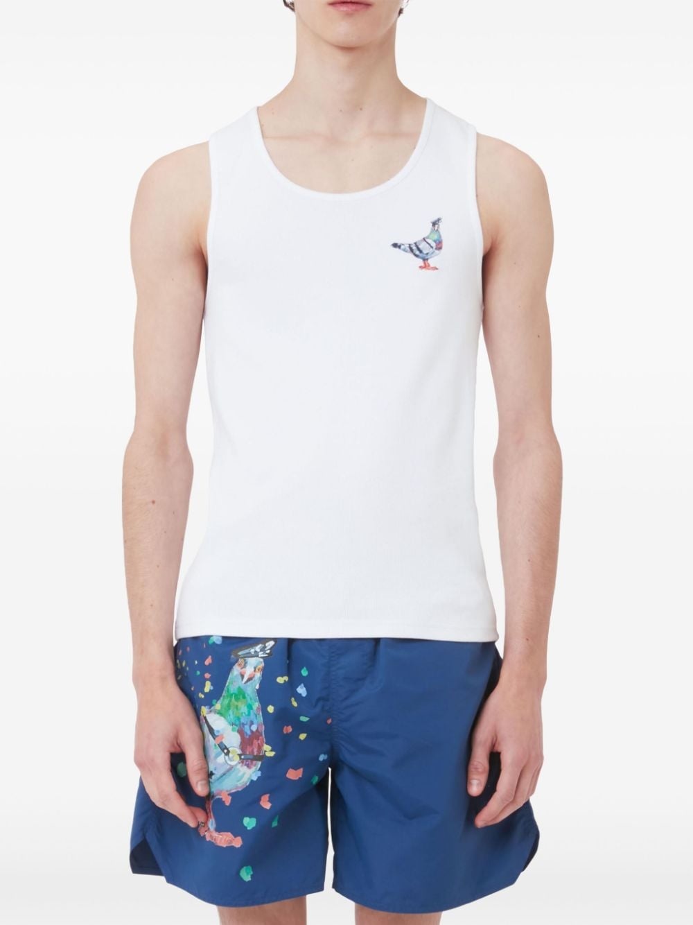 Pigeon jersey tank top - 4